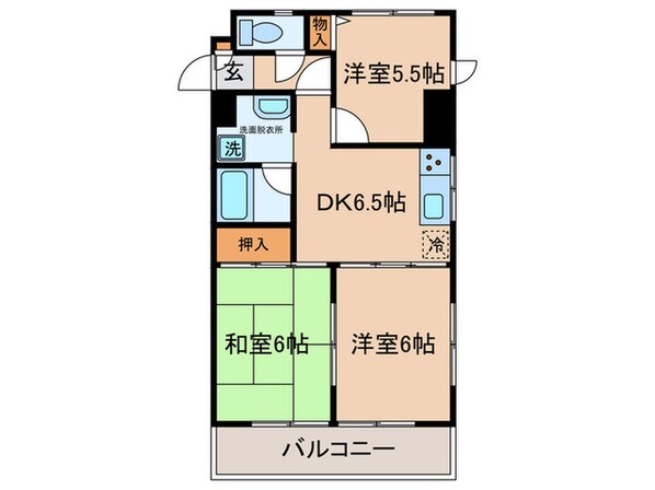 ニューズフェアの物件間取画像